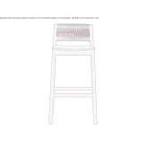 Beech stool Monjaras