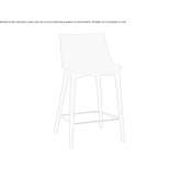 High upholstered stool Nijemci