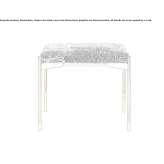 Stool upholstered with fabric Euxton