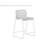 Stool with backrest Obaix