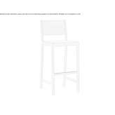 High stool made of solid wood Carcelen