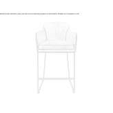 Kitchen stool based on a sled with armrests Cuendo