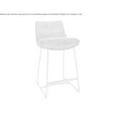 Sleigh-shaped kitchen stool with footrest Villadoz