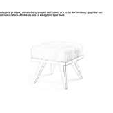 A low, fur stool Vale