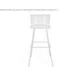 Counter chair with backrest and footrest Smoegen