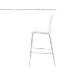 High stool with fire-resistant padding Preajba