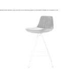 Upholstered fabric trestle stool Tervel