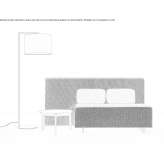 Modular fabric bench Canencia