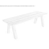 Wooden bench Kula