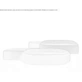 Upholstered modular bench Bingoel