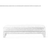 A bench upholstered in fabric with a removable cover Otteveny