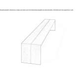 Solid wood bench Ivesti