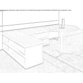Modular wooden benches for sitting Suvarli