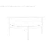 Round, upholstered bench made of solid wood Kladanj