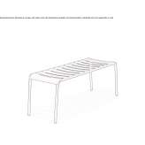 A bench with a board without a backrest Erchie