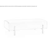 Bench upholstered with fabric Basin