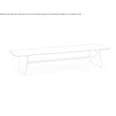 Plate bench Langeais