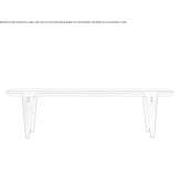 Wooden bench Treffurt