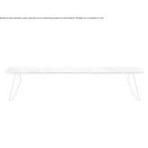 Oak bench with steel structure Soini