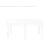 Bench upholstered with fabric Dudar