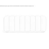 Leather bench without backrest Rofrano