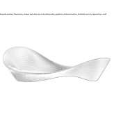 Polyethylene seat without backrest Guarcino
