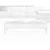 Upholstered bench for contract Sulkava