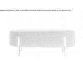 Bench upholstered with fabric Tierzo