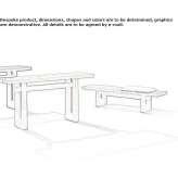 Wooden bench Beckley