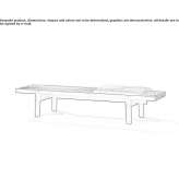Wooden bench Alamosa