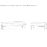 Upholstered leather bench Bolekhiv