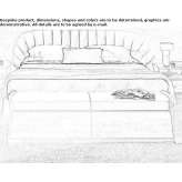 Wooden storage bench Bayonne