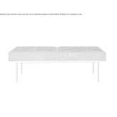 Bench upholstered with fabric Guaca