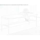 Leather bench Acos