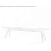 Solid wood bench Stolac