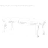Leather bench Racu