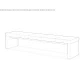 Modular leather bench Kalnik