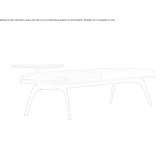 Upholstered bench Catano