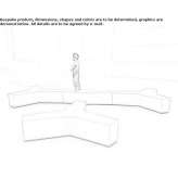 Bench without backrest Taurasi