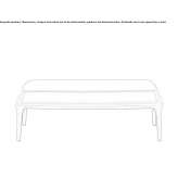 Upholstered bench Orsay