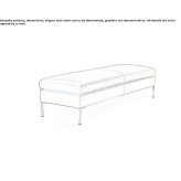 Leather bench without backrest Cotatcu