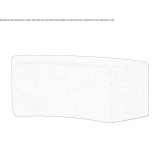 Modular polyurethane bench Parau