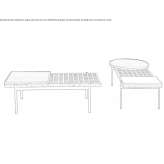 Wooden bench/coffee table Uccle