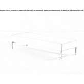 Bench with fire-resistant padding Grasse