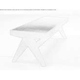 Bench made of natural cane Cunha