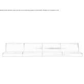Leather hanging bench with backrest Dersida