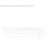 Wooden veneer bench/coffee table Torun