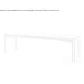 Solid wood bench Muleshoe