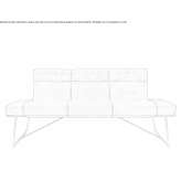 Upholstered bench with backrest Retkovci
