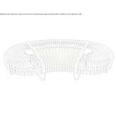 Wooden bench without backrest Mazyr